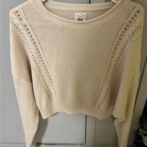 Cream Billabong Sweater for Women